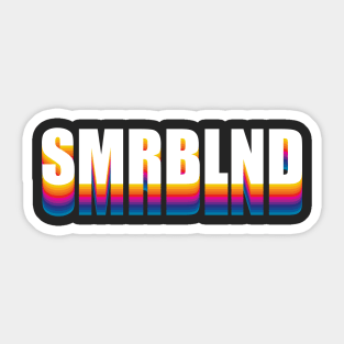 smrblnd color blind test Sticker